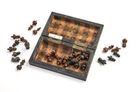 M2022_015_001 v.jpg; M2022/015:001a; Chess board made by Jozef Grundel; games